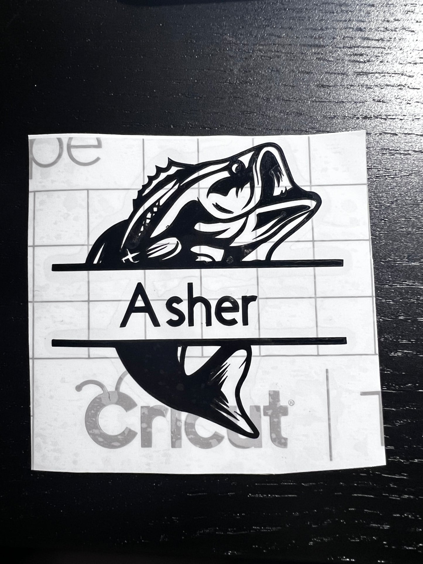 Custom Fish Car sticker